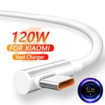 Cavo di ricarica rapido USB Turbo originale da 120 W per Xiaomi mi 15 14 13 12 11 6A 67W tipo C cavo Redmi Note 10 9 8 7 Pro K70 Poco X6