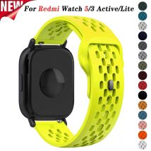 Cinturino in silicone traspirante per cinturino sportivo Redmi Watch 5 Active Smartwatch Correa per cinturino Redmi Watch 5 Lite
