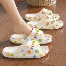 Sommer Unisex Bedruckte Hausschuhe EVA Slip-On Hausschuhe Rutschfeste, bequeme, atmungsaktive Hausschuhe