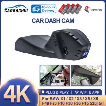 Plug and Play Wifi Dash Cam Car DVR Camera For BMW F07 F10 F11 F15 F16 F20 F21 F25 F26 F30 F31 F32 F36 F45 F48 F80 F82 2013-2022