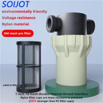 Filtro filettato interno da 1/2 pollice, 20 tubi dell'acqua, filtro in acciaio inossidabile 304, prefiltro, filtro per tubo dell'acqua del rubinetto Pressione e explo