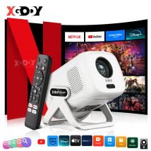 XGODY 4K FHD Projektor Gimbal N5 Whale OS Video Projektor Smart Projektor Android TV HDMI WiFi Bluetooth Heimkino