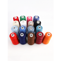 40S/3 2500 Meters 40WT Long Fiber Mercerized Egyptian Cotton Quilting Thread For All Purpose Machine Sewing 18 Colors Available