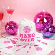 5 stücke Kater Erholung Überleben Kit Taschen Disco Cowgirl Bachelorette Henne Party Braut dusche Braut Hochzeits dekoration Geschenk zu sein