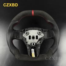 Flache Form für Tesla Modell 3 Modell Y 2016 2017 2018 2019 2020 2021 2022 2023 2024 Lederlenkrad Hohe Qualität angepasst