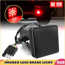 12/15 LED fanale posteriore quadrato 12V 35W nero copertura camion LED indicatori di direzione universale per Tailer SUV Pickup Car