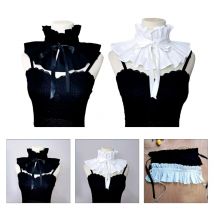 Detachable False Collar Girls Clothes Shawl for Shirt or Dress Ruffled Laple Shawl for Lady Girl Shawl