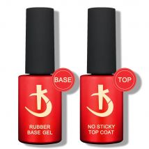 KODI JYJ Nail Base Coat Gel-Nagellack, semi-permanente Basis, Gummi, UV-LED-Gellac, superhell, kein Abwischen, Top-Maniküre, 7 ml, neu eingetroffen, Lak