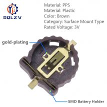 10pcs Computer Button 3V Battery Holder Conntor Socket Case CR1220 CR-1220