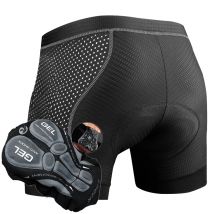X-TIGER intimo da bicicletta pantaloncini da bici imbottiti da uomo intimo da ciclismo imbottitura 5D pantaloncini con fodera MTB con impugnature antiscivolo