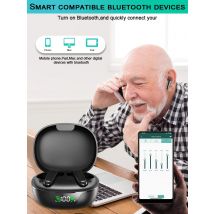 Rechargeable Hearing Aids Bluetooth Hearing Aid APP Control Digital Sound Amplifier For Deafness Moderate to Severe Loss