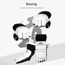 Taekwondo Leder Fußhandschuhe Sparring Karate Knöchelschutz Guard Gear Boxen Kampfsport Socke Erwachsenes Kind