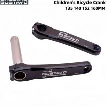 GUSTAVO 135 140 152 160 MM kinder Fahrrad Kurbel Für Direkt Montieren Kurbel Fahrrad Kurbelgarnitur Radfahren Teile
