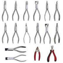 Brillenzangen-Set, mehrere Arten zur Auswahl, Brillenverstellung, Zange, Brillen, Zange, Werkzeug, Nasenpolster, Arm, Tempel, Brückenverstellung