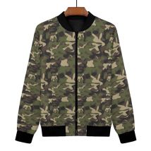 Camouflage Bomber Jacket For Men's Clothing 3D Printed Classic Streetwear Jackets Casual Outdoor Daily Autumn Breathable Coat