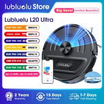 Lubluelu L20 Ultra Roboter-Staubsauger, 6000 Pa Saugleistung für Tierhaare/Teppiche, LiDAR-Navigation, selbstaufladend, 120 Min., 34 Keine Zonen