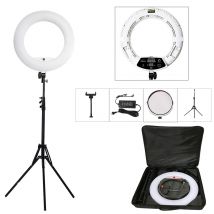 Anello luminoso professionale da 18 pollici con treppiede 3200K-5500K bicolore Yidoblo FD480 per trucco tatuaggio selfie lampada ad anello per studio 45 cm