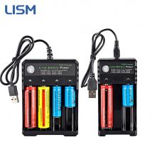 18650 Caricabatteria 1 2 4 Slot AC 110V 220V Per 18650 10440 14500 16340 16650 14650 3.7V Caricabatteria Al Litio Ricaricabile
