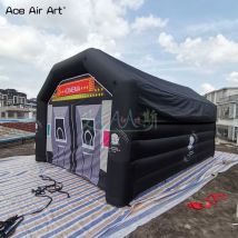 Tragbares aufblasbares Kino für den Außenbereich, 6 ml x 4 mW x 3 mH, zeigt jetzt Tentunnelzelt für Party-Freizeitaktivitäten in Dublin