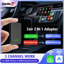 Carlinkit 5 2air inalámbrico CarPlay Android Auto caja inalámbrica 2 en 1 adaptador 2 canales
