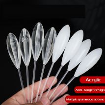 2 Stück Angelschwimmer, Acryl-Angelhilfe-Wurfschwimmer für Karpfen, Wels, Forellen und Bars – Auf- und Ab-Optionen verfügbar
