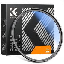 K&F Concept Filtro di rivestimento multi-resistente con protezione UV con cornice sottile in vetro ottico giapponese per obiettivo fotocamera 49 52 67 72 77 82mm