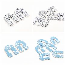 Polymer Clay Ohrring Befunde-Schmuck Charms-U-förmige Anhänger für die Herstellung von Halskette, hand gefertigt, DIY Connector-28X 37,5 mm-PC-021