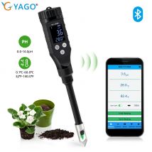 YAGO Smart Boden PH Meter Professionelle Boden Tester YY-1033 Bluetooth APP Steuerung Datenlogger pH Temperatur Säure Analysator
