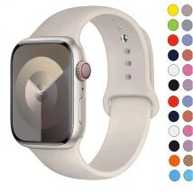Silikonowa opaska sportowa do Apple Watch strap49mm 44mm 45mm 40mm 41mm 42mm 38mm bransoletka iwatch series9 8 7 6 5 4 3SE Ultra 2 correa
