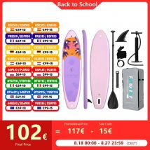 FunWater-tabla de Paddle inflable, tabla de Paddling, tabla de Surf, tabla de Sup, 335x83x15CM, tabla de Paddle antideslizante para deportes acuáticos