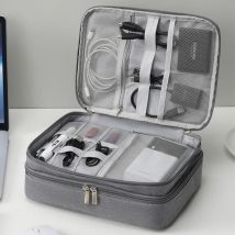 Custodia digitale a tre strati custodia multifunzionale per cavi custodia da viaggio impermeabile portatile per banca di alimentazione Mobile dati