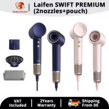 Laifen SWIFT PREMIUM 22m/s 110000RPM Brushless Motor Noise Reduction 3X Faster Ultra Quiet Drying