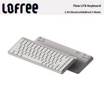 Lofree Flow LITE Tastiera 2.4G Bluetooth Wired Retroilluminazione Silentatore POM Interruttore Guarnizione Montaggio Volume Rullo Chiave Configuratore Keycap