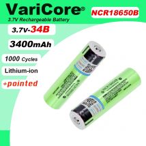 Batería recargable de litio Original VariCore NCR18650B 3,7 v 3400mAh 18650 con baterías puntiagudas (sin PCB)