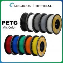 Filamento de impresora 3D KINGROON PETG 1,75mm 5KG 10KG Material de impresión 3D de colores mezclados 1 kg/rollo de plástico petg para impresora 3d FDM