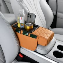 Auto Mittelkonsole Armlehne Lagerung Box Armlehne Abdeckung Memory Foam Auto Armlehne Kissen mit Getränkehalter Armlehne Autos Zubehör