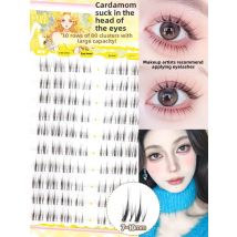 Klebermodell Kardamom Falsche Wimpern Supernatural Makeup Artist White Water Makeup Segmentation Trilogy Women's Group