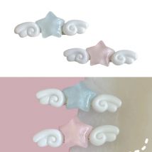 Superlative Enten schnabel Stern Flügel Haarnadel für Frau Stil Charme Haars pange Ästhetik Gelee Stil Haarschmuck Drops hipping