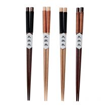 2 Pairs Reusable Chopsticks Natural Wood Chopsticks Chinese Food Chopsticks Korean Japanese Chopsticks Sushi Sticks Wooden Table