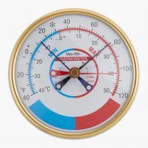 Termometro da 5" per interni ed esterni, quadrante a parete, strumento di misurazione del misuratore di temperatura per la stazione meteorologica del magazzino della serra del giardino domestico