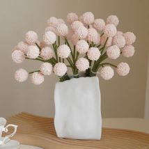 Simulierte 9-Kopf gebündelte Kugel Chrysantheme Home Hotel Esstisch Dekorationen, Blumen arrangements, simulierte Chrysantheme