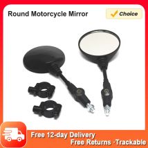 1 Paar Universal Motorrad Roller Aluminium legierung Lenker zusammen klappbare runde Form Rückspiegel Seitens piegel Basis modifiziert