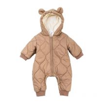 Neugeborenen Baby Strampler Winter Verdicken Baumwolle Overall Infant Onesie Fleece Futter Mit Kapuze Strampler für Junge Mädchen Kleidung Kinder Outfit