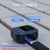 Gps remoto wireless Bluetooth per DJI Action 6/5 Pro/Action 4 Accessorio fotocamera Distanza 25 m Multi Controller Vlog