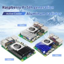 Raspberry Pi 5. Generation Kühlkörper Aktivkühler Raspberry Pi5 Aluminium Kühlkörper Schwarz Silber Blau Kühlkörper RPI 5 Pi5