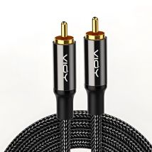 Cavi per Subwoofer, Cavo Audio Digitale Coassiale HiFi 5.1 SPDIF RCA Maschio-Maschio, Cavo Audio Stereo per Home Theater, TV HD, Amplificatore
