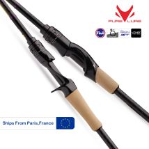 PURELURE SHARPEN Esca morbida Spinning e Casting lunghe XF/MF Canne d'azione Componenti FUJI Canna da luccio per spigola Canna da pesca Mulinello da spinning
