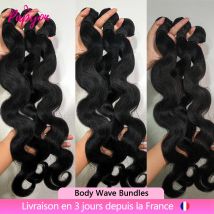 Körper welle Bündel menschliches Haar brasilia nisches Weben natürliches Schwarz 1/3/4 Bündel Deal Remy menschliches Haar Bündel rohe Haar verlängerungen