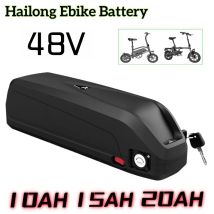 Hailong-Akku 48 V 20 Ah Akku mit integriertem USB-Anschluss BMS 250 W-1000 W Akku mit voller Kapazität und Ladegerät