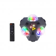 Disco Ball DJ Party Lights, 3 RGB Disco Lights for Home Room Dance Party Birthday Karaoke Halloween Christmas Wedding Show Club